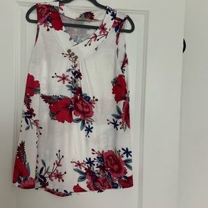 Cestyle Floral Oversized Top Size L